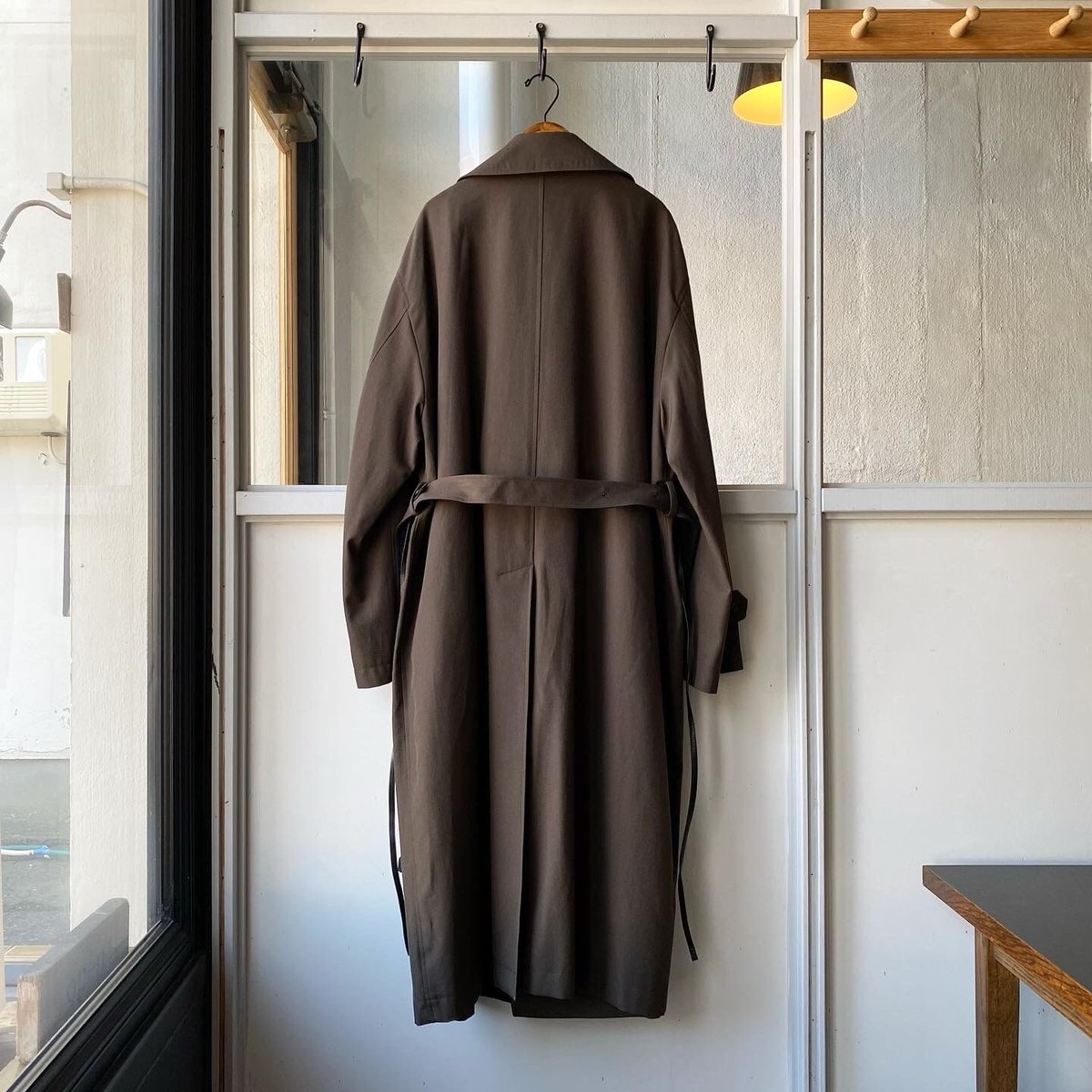 stein DOUBLE LAPELED DOUBLE BREASTED COAT stein DOUBLE LAPELED DOUBLE BREASTED COAT