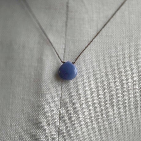 Margaret Solow 　 Smooth Blue Opal Necklace