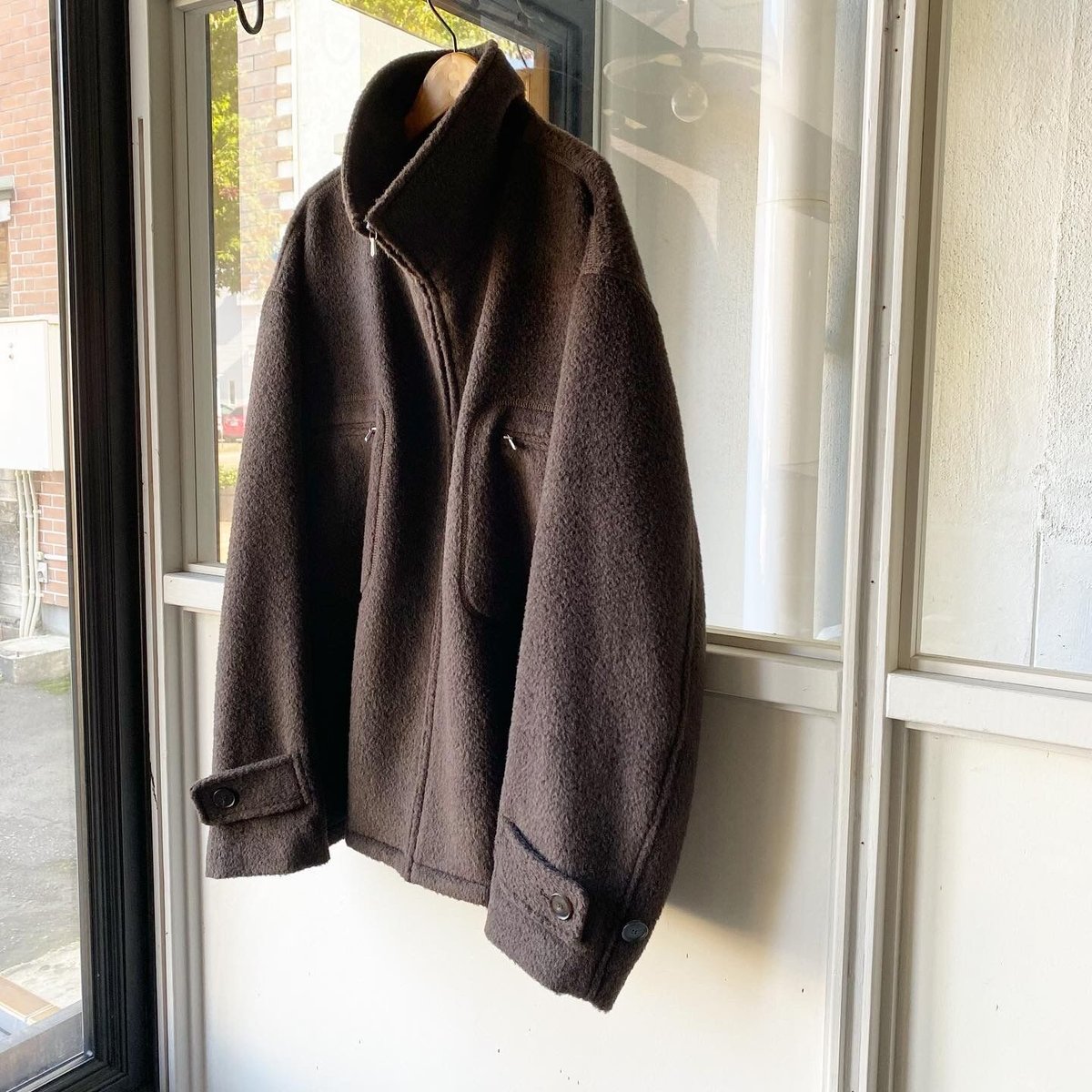 AURALEE DSMG Suri Alpaca Mohair Vest