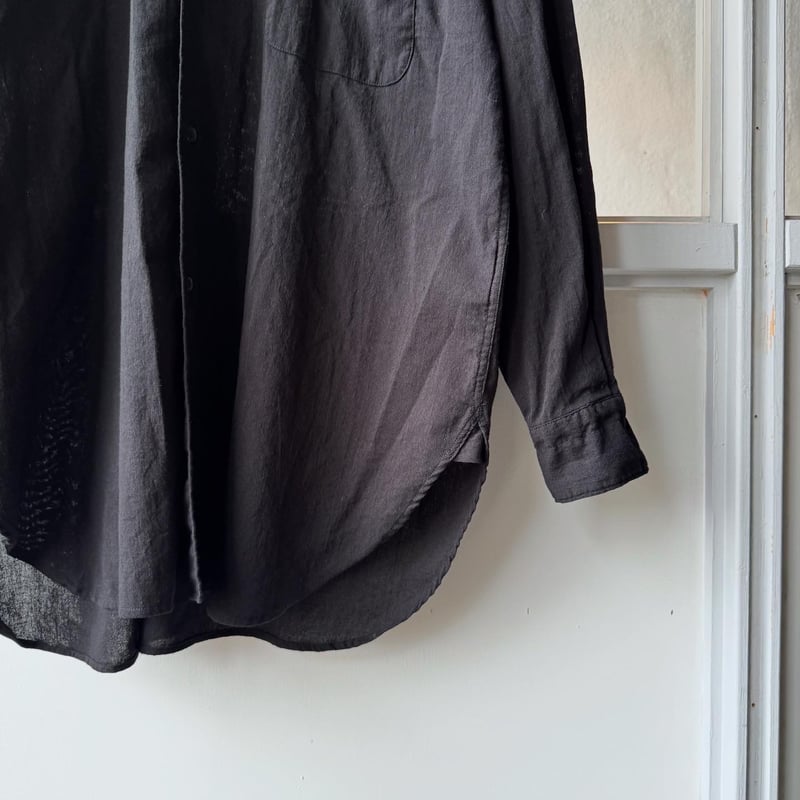 K*D様 COMOLI / オックス シャツ COMOLI(コモリ) 23SS オックスBDシャツX01-02009 着画：身長