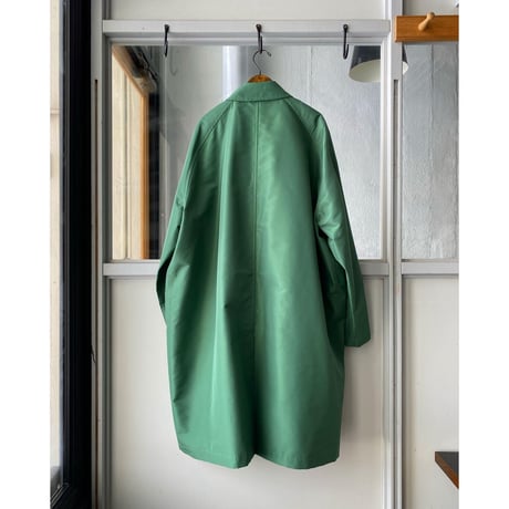 AURALEE　 SILK POLYESTER GROSGRAIN SOUTIEN COLLAR COAT (mens)