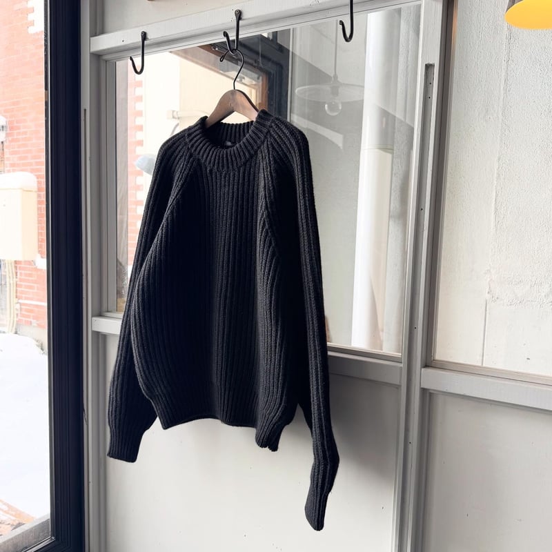 COMOLI 25AW カシミヤ和紙 ミリタリーニット コモリ COMOLI カシミヤ和紙 ミリタリーニット | Less Higashikawa