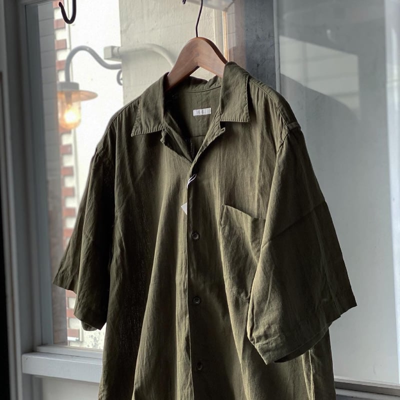 COMOLI ベタシャン オープンカラーシャツ | Less Higashikawa COMOLI ベタシャン オープンカラーシャツ | Less Higashikawa