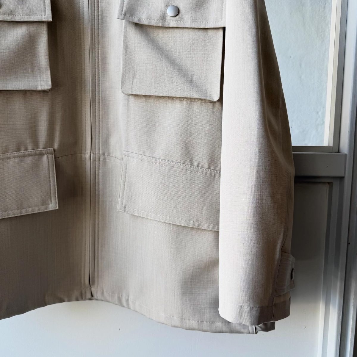 AURALEE WOOL MAX CANVAS BLOUSON | Less Higashi