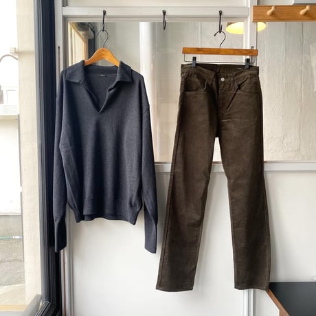 COMOLI　コーデュロイ 5Pパンツ