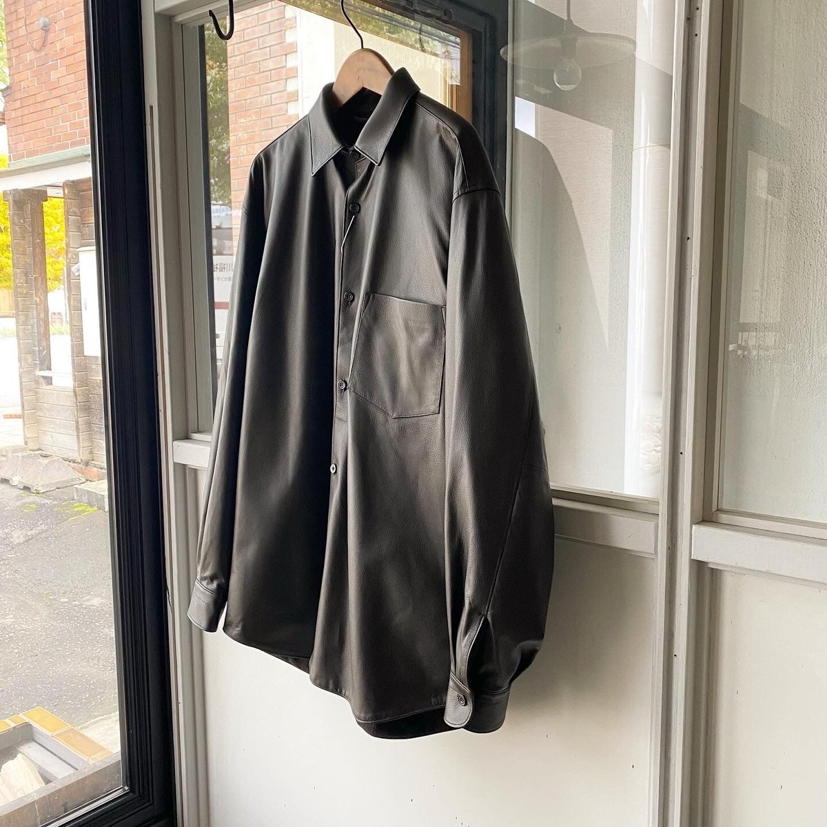 【未使用美品】COMOLI / シープスキン シャツジャケット COMOLI (コモリ) シープスキン シャツジャケット