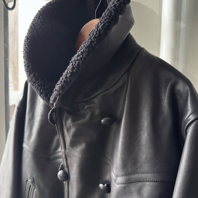 b*g様 comoli 25aw ラムレザー　カナディアンコート COMOLI | ラムレザー カナディアンコート | 公式通販 – イデアル公式