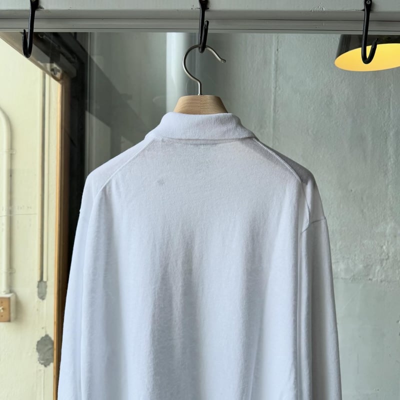 COMOLI コットン ニットポロ | Less Higashikawa