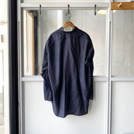 COMOLI　ウールシルク プルオーバーシャツ
