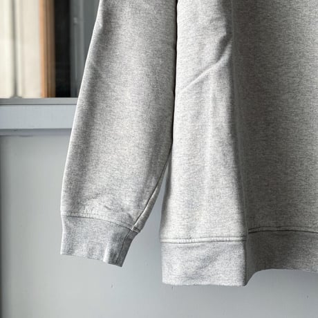 COMOLI  コットン吊裏毛 クルーネック