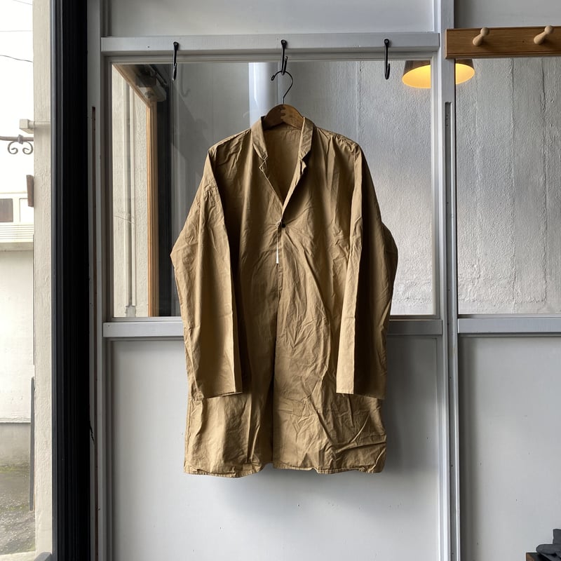 [新品タグ付き] MUYA Livery coatロング・グレーストライプ MUYA Livery coat tailored collar | 1F Store