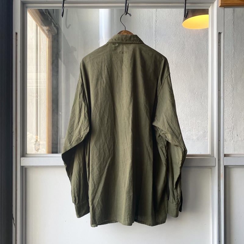 comoli ベタシャン　cpoシャツ　オリーブ COMOLI (コモリ) ベタシャン CPOシャツ