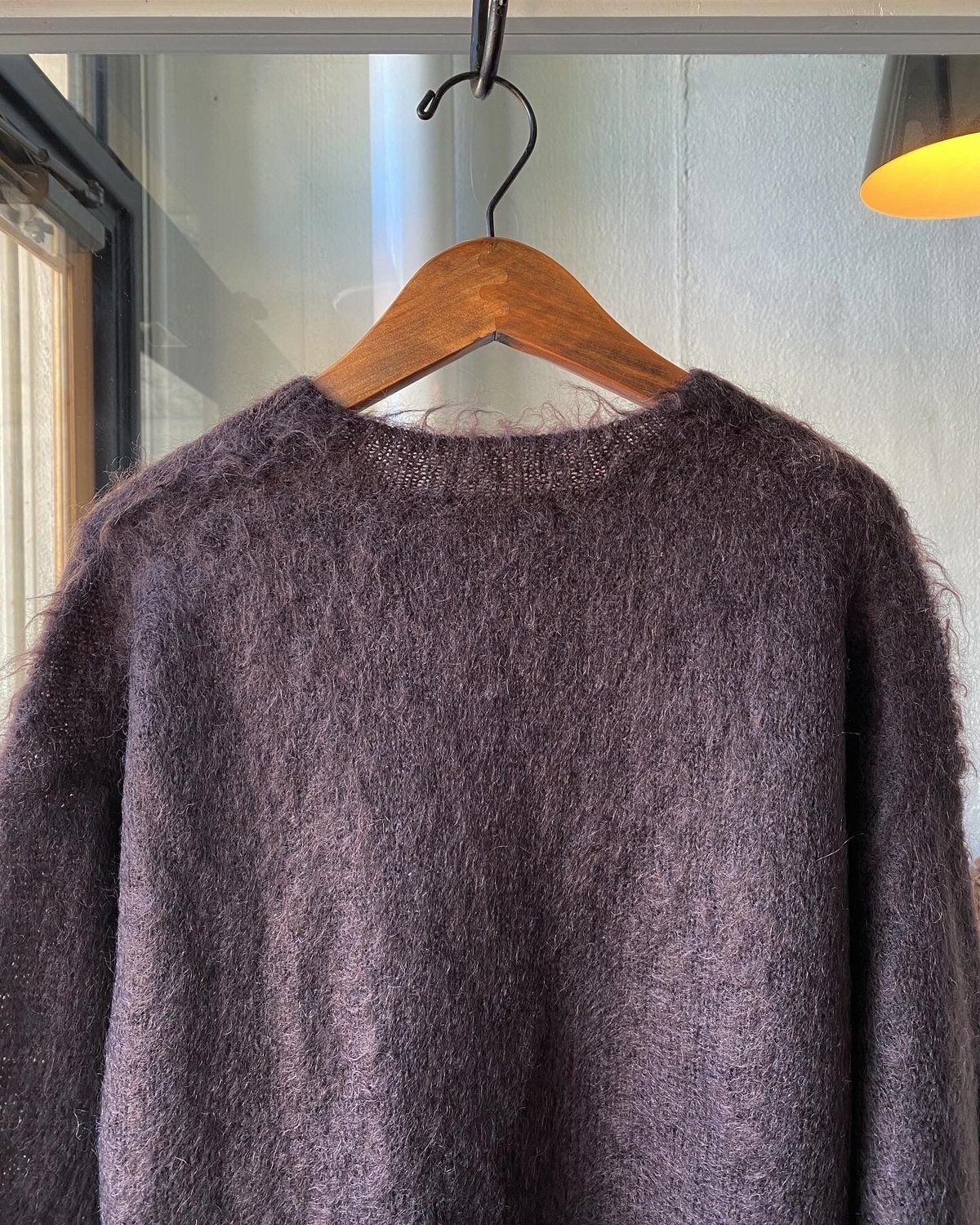 AURALEE BRUSHED SUPER KID MOHAIR KNIT P/O | L AURALEE BRUSHED SUPER KID MOHAIR KNIT P/O | L