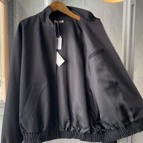 AURALEE　WASHED FINX SILK CHAMBRAY BLOUSON