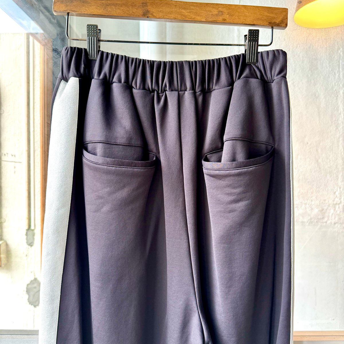 ssstein NYLON JERSEY TRACK TROUSERS | Less H