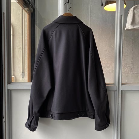 stein　  OVERSIZED MELTON HARRINGTON ZIP JACKET  - ST.658