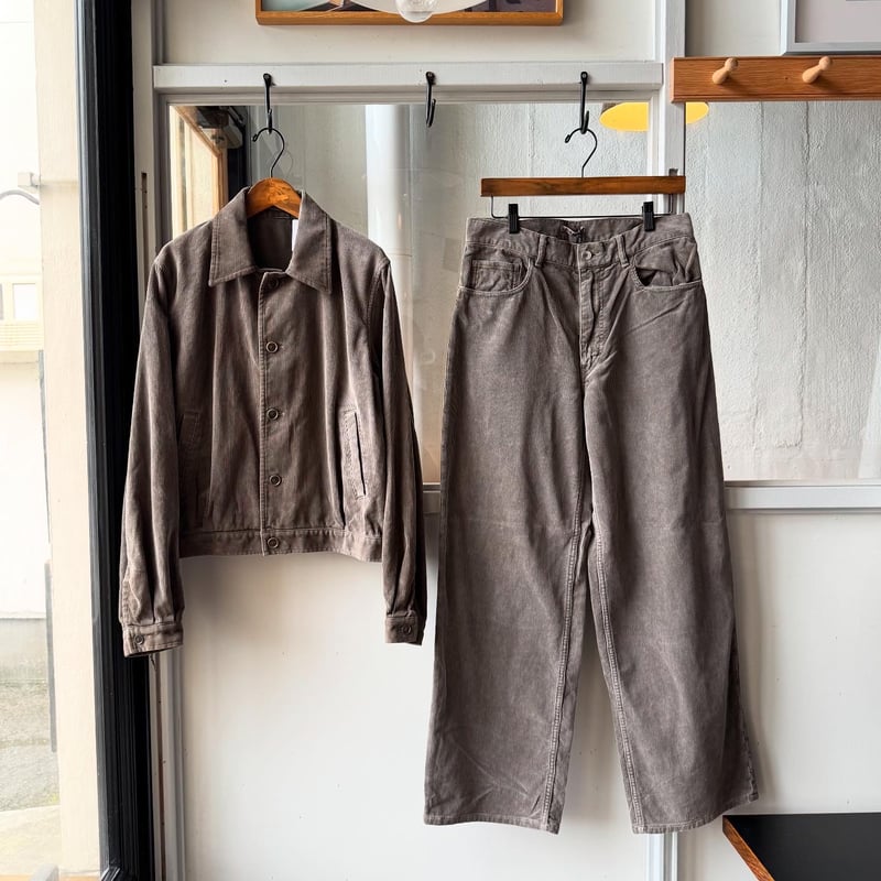 AURALEE PIGMENT DYED FINX CORDUROY BLOUSON | Le