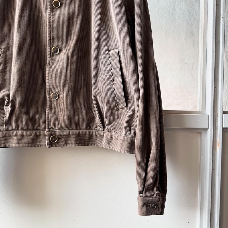 AURALEE PIGMENT DYED FINX CORDUROY BLOUSON | Le