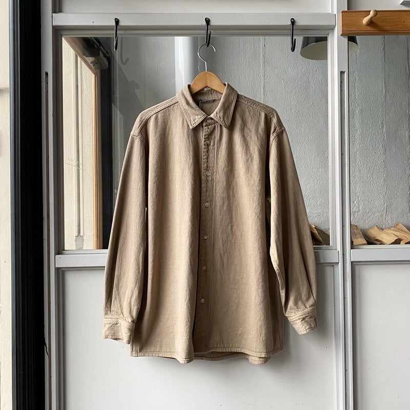 AURALEE BOTANICAL DYED SELVEDGE DENIM SHIRTS