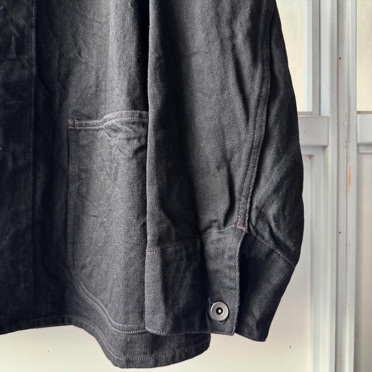 COMOLI ブラックワークジャケット コットン 3 COMOLI ブラック ワーク