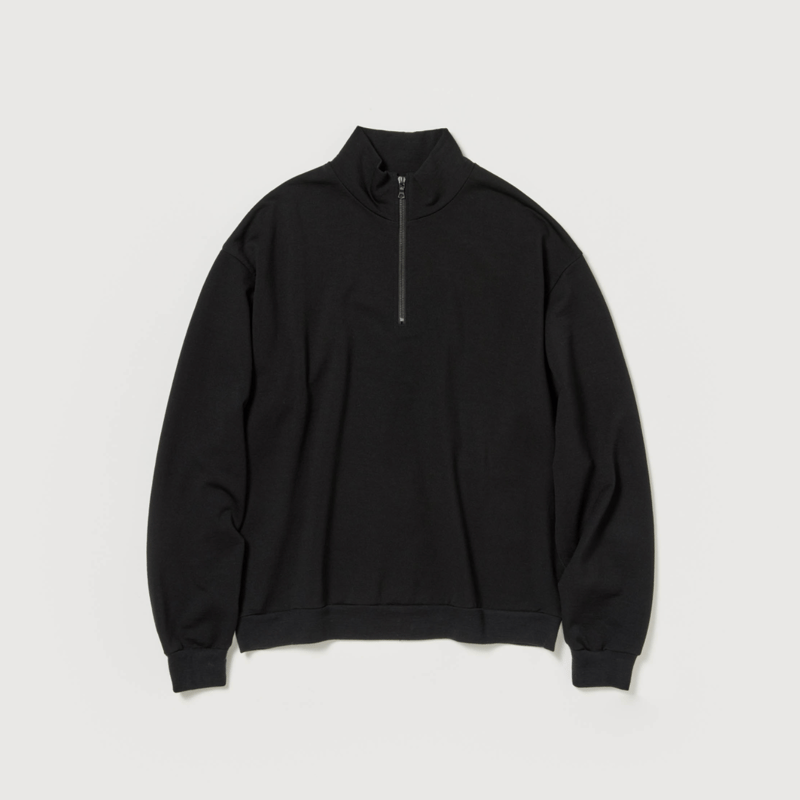 AURALEE 21AW ウールハーフジップセーター COLLARED MERINO WOOL HALF-ZIP JUMPER 襟付きメリノウール