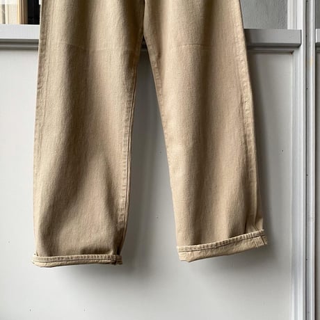 AURALEE  　BOTANICAL DYED SELVEDGE DENIM PANTS