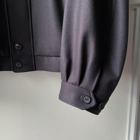 stein　  OVERSIZED MELTON HARRINGTON ZIP JACKET  - ST.658