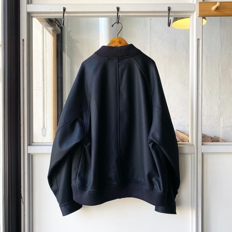stein OVERSIZED MELTON STUDIUM JACKET - S stein OVERSIZED MELTON STUDIUM JACKET - S