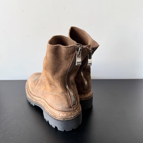 COMOLI　GUIDI  BACK ZIP BOOTS  COMOLI別注カラー