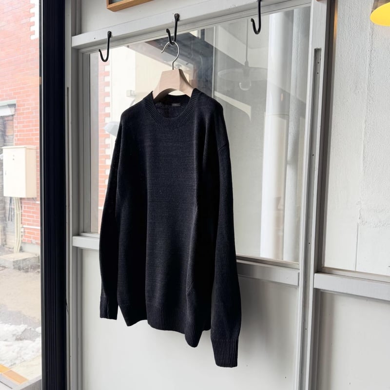 COMOLI 8G クルーネックニット | Less Higashikawa