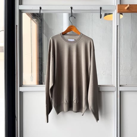 ssstein　  WOOL SILK KNIT TUCKED LS  -  ST.1146