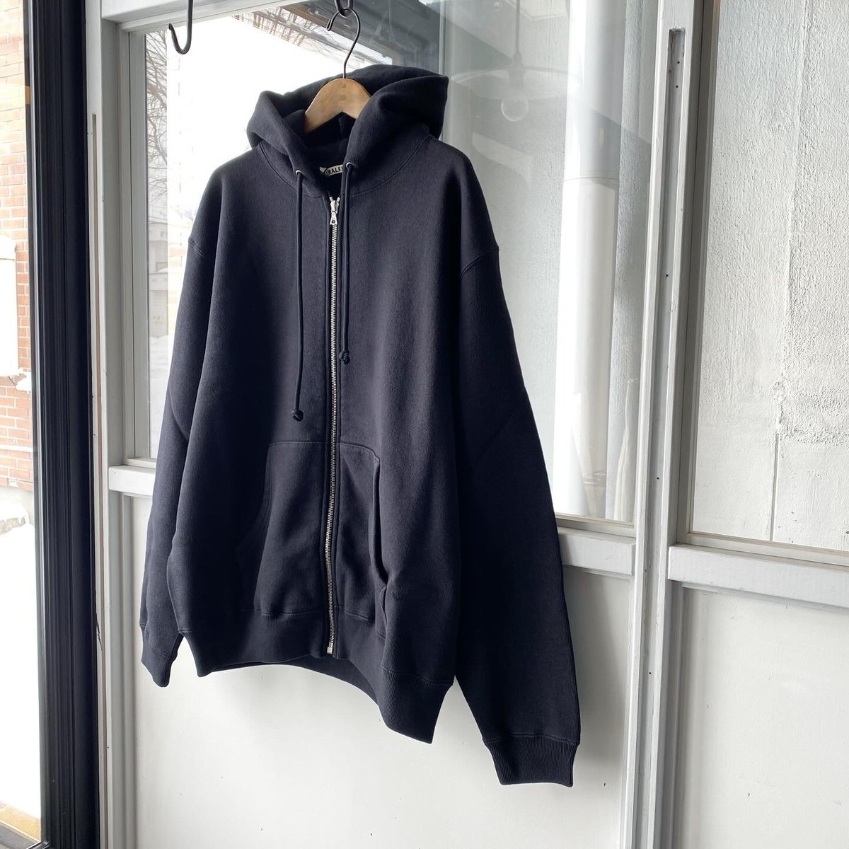 AURALEE HEAVY BD SWEAT ZIP PARKA | Less Higash AURALEE HEAVY BD SWEAT ZIP PARKA | Less Higash