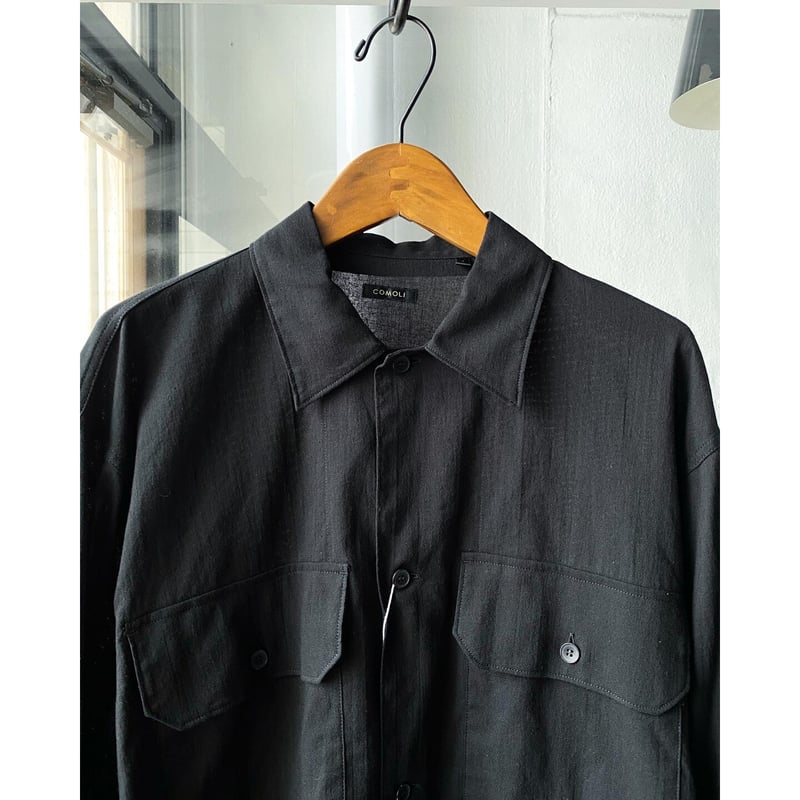 COMOLI 空紡オックス C.P.Oシャツ | Less Higashikawa COMOLI 空紡オックス C.P.Oシャツ | Less Higashikawa