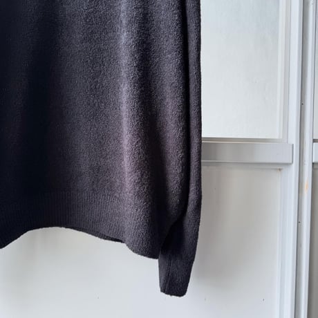 COMOLI　コットンシャギー クルーネックニット