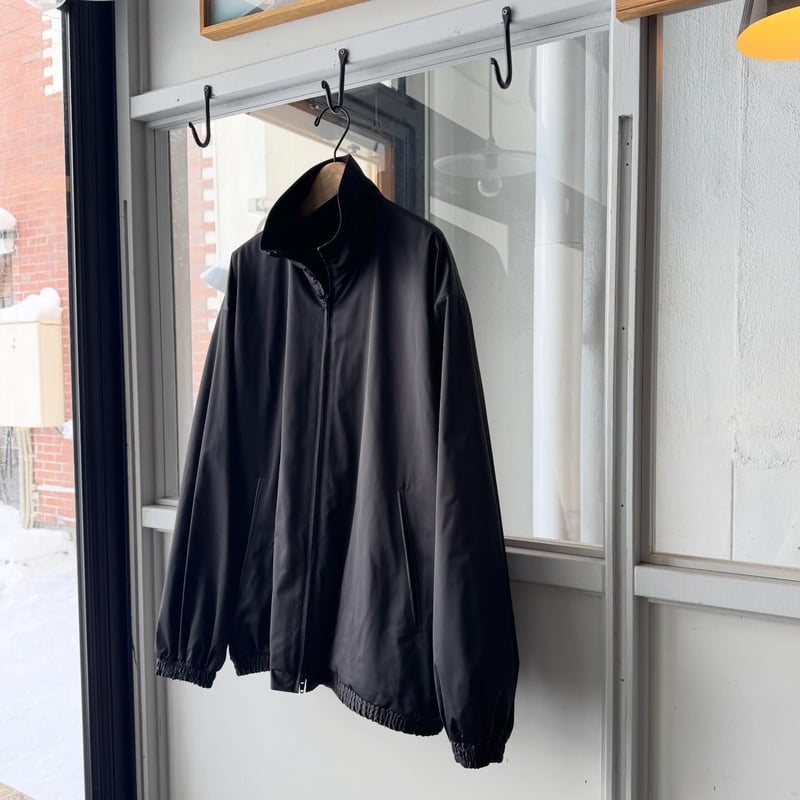 ssstein SILK-BACK STAND COLLAR ZIP JACKET | L