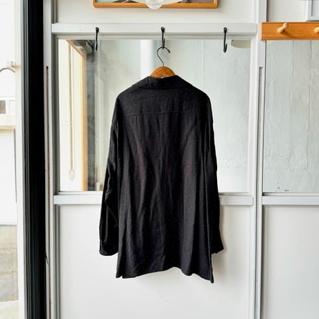 COMOLI　シルクノイル ドット シャツジャケット