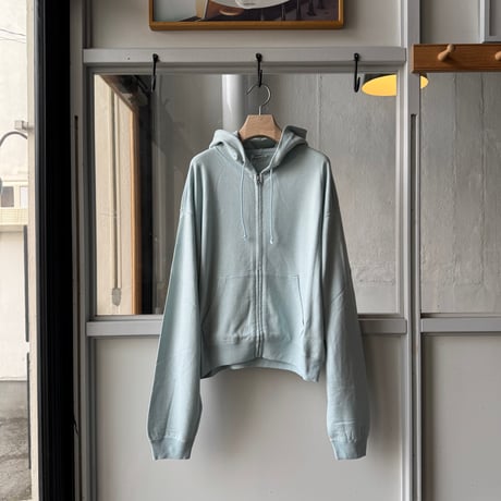 AURALEE　HIGH TWIST LIGHT SWEAT ZIP PARKA