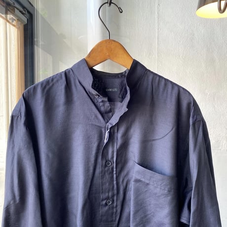 COMOLI　ウールシルク プルオーバーシャツ