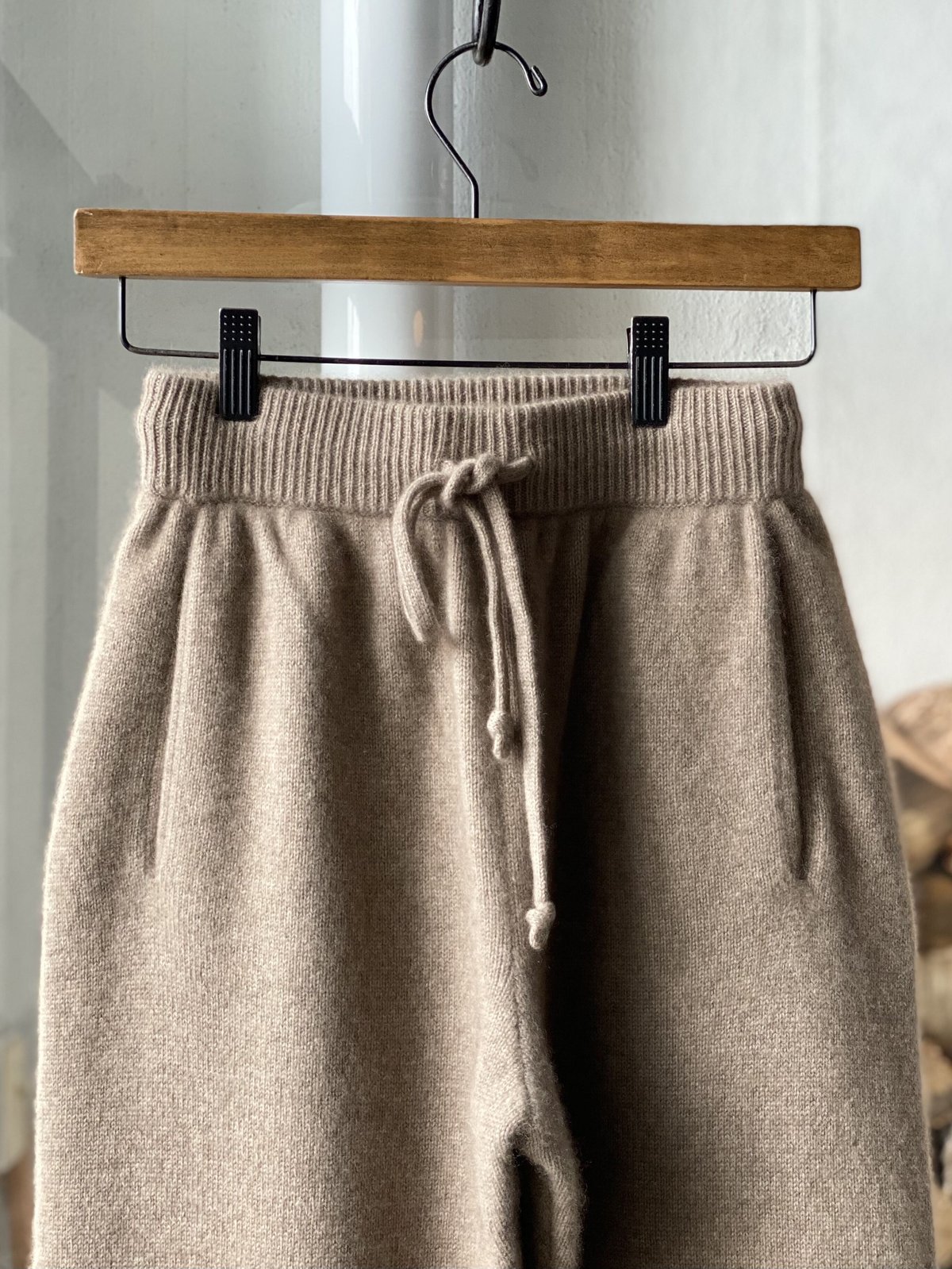 AURALEE BABY CASHMERE KNIT PANTS A20AP06BC (W AURALEE BABY CASHMERE KNIT PANTS A20AP06BC (W