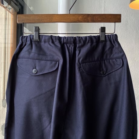 COMOLI   ウールフラノ ドローストリングパンツ (U03-03003)