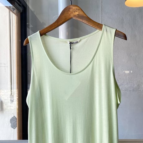 AURALEE 　GIZA SUPER HIGH GAUGE SHEER RIB TANK