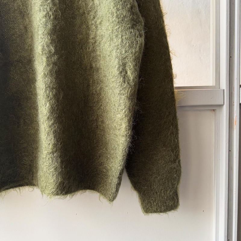 AURALEE BRUSHED SUPER KID MOHAIR KNIT P/O | Les