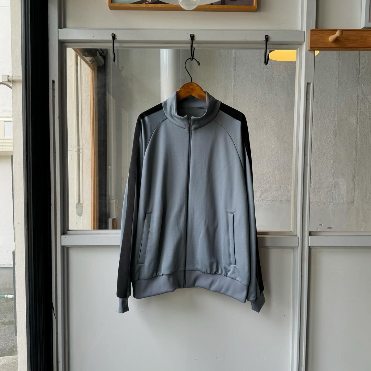 ssstein NYLON JERSEY TRACK JACKET | Less Hig