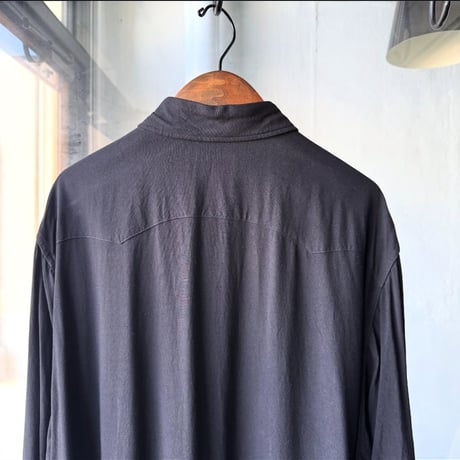 COMOLI　レーヨン ウエスタンシャツ
