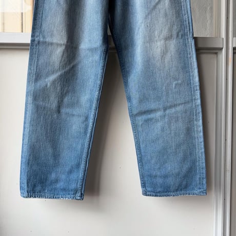 AURALEE　SELVEDGE FADED LIGHT DENIM WIDE PANTS