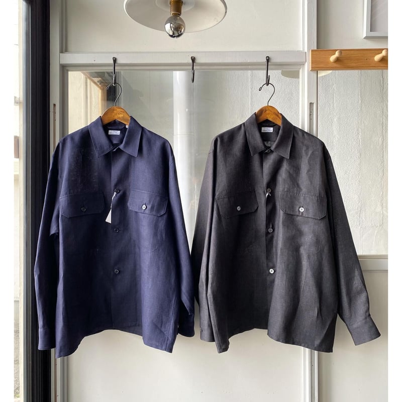 COMOLI リネン C.P.Oシャツ | Less Higashikawa COMOLI リネン C.P.Oシャツ | Less Higashikawa