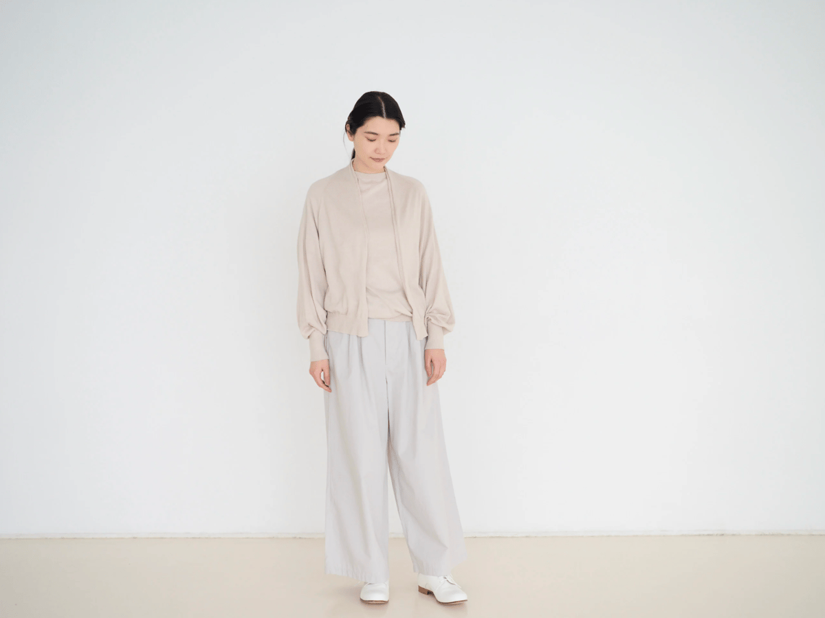 fruits of life　ホールガーメントフーディー　 白茶色(ベージュ) fruits of life>ホールガーメントカーディガン / 白茶色(ベージュ) | fr