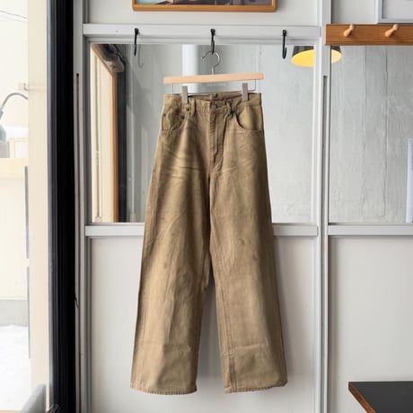 ssstein　  SULFUR DYED OXFORD VINTAGE WIDE PANTS
