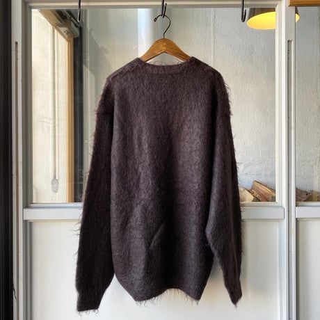 AURALEE  　BRUSHED SUPER KID MOHAIR KNIT P/O