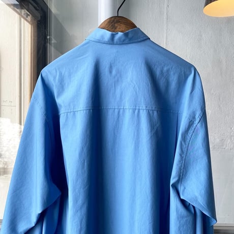 AURALEE 　WASHED FINX TWILL BIG SHIRT